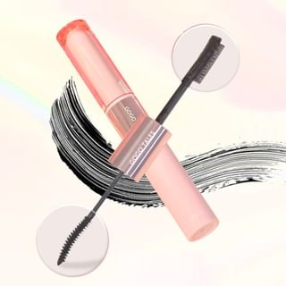 GOGO TALES - Styling Slim Upwarp Mascara, #Black - 2.5g*2, 25 g, 6976447661835