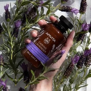 APIVITA - Caring Lavender Gentle Shower Gel For Sensitive Skin, 250ml, 300 g, 5201279074555