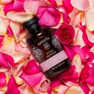 APIVITA - Rose Pepper Shower Gel With Essential Oils, 250ml, 300 g, 5201279074548