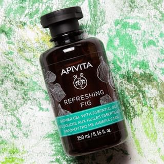 APIVITA - Refreshing Fig Shower Gel With Essential Oils, 250ml, 300 g, 5201279070335
