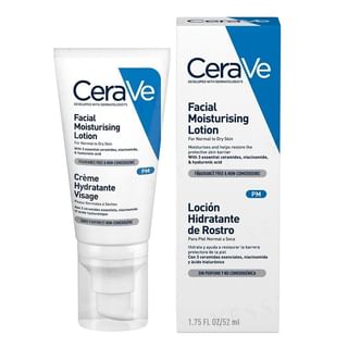 CeraVe - PM Facial Moisturising Lotion For Normal To Dry Skin, 52ml, 120 g, 3337875597449