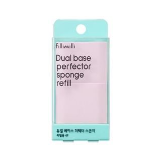 fillimilli - Dual Base Perfector Sponge Refill, 4 pcs, 27 g, 8809689210616