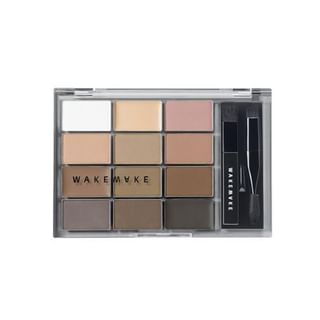 WAKEMAKE - Soft Drawing Brow Palette, 12g, 50 g, 8809954942921