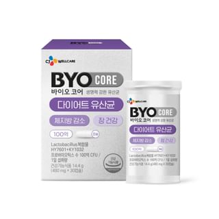 CJwellcare - BYOCORE Diet Probiotics, 480mg x 30 capsules, 41 g, 8801007963259