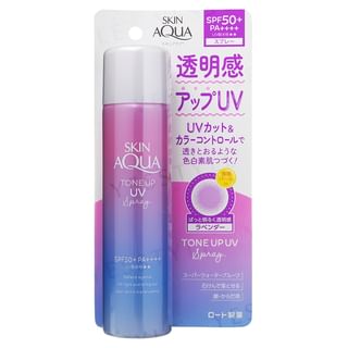 Rohto Mentholatum - Skin Aqua Tone Up UV Spray SPF 50+ PA++++, Lavender - 70g, 117 g, 4987241157761
