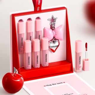 COLORKEY - Hug the Love Series Mini Lip Tint Gift Box, #Mini Lip Tint Gift Box - 6pcs, 315 g, 6975326788014