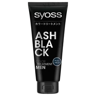 syoss - Hair Color Treatment For Men Ash Black, 180g, 182 g, 4987234363162