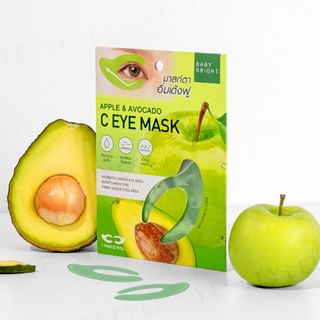 Baby Bright - Apple & Avocado C Eye Mask, 1 pair, 30 g, 8858842054826
