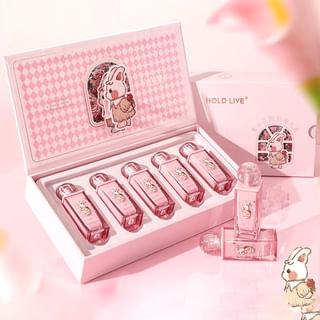 HOLD LIVE - Vintage Garden Lip Glaze Set, #Lip Glaze - 5pcs, 350 g, 6976447660968