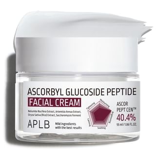 APLB - Ascorbyl Glucoside Peptide Facial Cream, 55ml, 105 g, 8809874684321