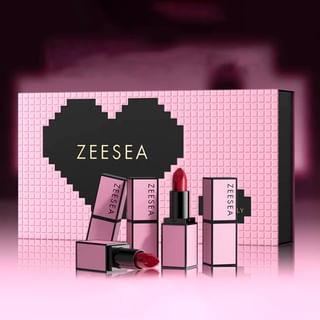 ZEESEA - Black Pink Mini Lipstick Gift Set, #Gift Set - 5pcs, 100 g, 6975852824941