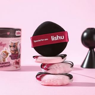 lishu - Sweet Cool Series Loose Powder Puff Set, Loose Powder Puff Set (4pcs), 40 g, 6974297722461