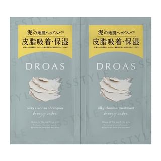 DROAS - Silky Cleanse Shampoo & Treatment Trial Set, 10ml x 2, 30 g, 4582521685073