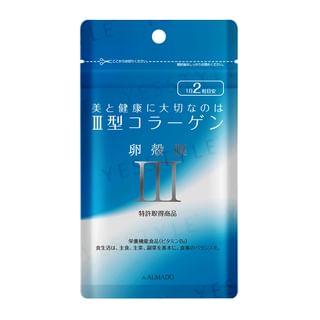 ALMADO - Type III Eggshell Beauty+ Supplement, 20 tablets, 30 g, 4571137305079