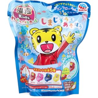 EARTH - Shimajiro Marine Bath Ball, 80g - Random Style, 96 g, 4901080099815