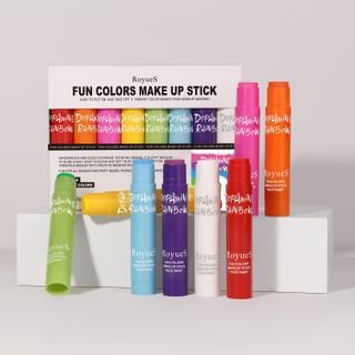 RoyueS - Dopamine Face Paint Makeup Stick Set, Set (3.6g x 8pcs), 85 g, 6951286421093