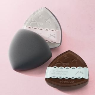 everbab - Bow Series Milk Skin Air Cushion Puff Set, Air Cushion Puff Set (2pcs), 40 g, 6976084164713