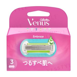 Gillette Japan - Venus Embrace Razor For Smooth Skin Body Blade, 3 pcs Refill, 30 g, 4987176160270