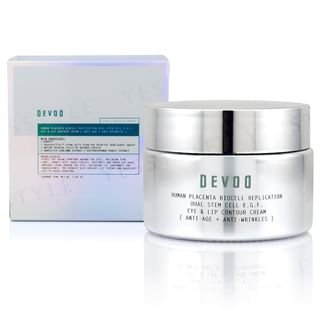 DEVDO - Human Placenta Biocell Replication + Dual Stem Cell E.G.F Eye & Lip Contour Cream, 30ml, 200 g, 4899761108386