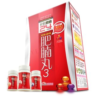 BSC.PRO PROGRAMME - 24 Hours Bye-Bye Belly Pellet 3, 24 pellets x 3 bottles, 500 g, 4899761107457