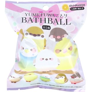 SK Japan - YUMEFUWA Dreamy Bird Bath Ball, 75g, 93 g, 4544815071177