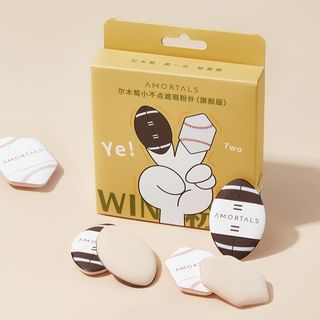AMORTALS - Tiny Concealer Powder Puff Set With Case, Puff Set (2pcs) with Case, 48 g, 6972507569813