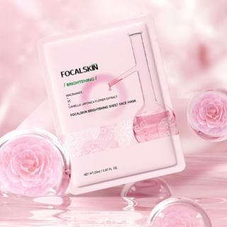 FOCALSKIN - Brightening Sheet Face Mask, #Face Mask - 1pcs 25ml, 33 g, 6941845820481