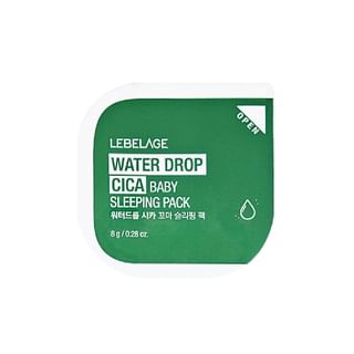 LEBELAGE - Water Drop Cica Baby Sleeping Pack, 8g, 10 g, 8809679093274