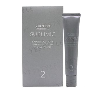 Shiseido - Sublimic Salon Solutions Intensive Gel BL Thinning Hair, 40g x 6, 350 g, 4909978934521