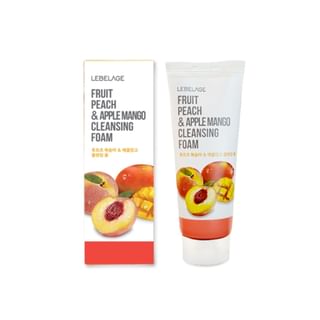 LEBELAGE - Fruit Peach & Apple Mango Cleansing Foam, 100ml, 120 g, 8809679092482