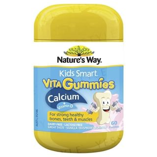 Nature’s Way - Kids Smart Vita Gummies Calcium + Vitamin D, 60 pastilles, 200 g, 9314807025267