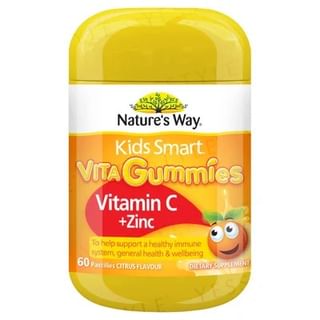 Nature’s Way - Kids Smart Vita Gummies Vitamin C + Zinc, 60 pastilles, 200 g, 9314807022860
