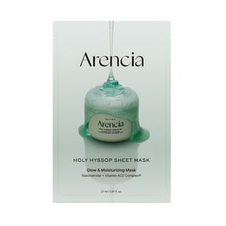 Arencia - Holy Hyssop Sheet Mask Set, 27ml x 5 sheets, 198 g, 8809562191612