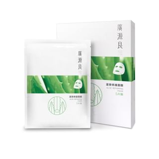 Kuan Yuan Lian - Aloe Repairing Mask, 5 pcs, 180 g, 4714566063817
