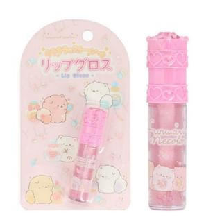 SHOBIDO - San-X Funwari Necolon Lip Gloss, 1 pc, 21 g, 4548387435986