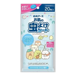 Hakugen - San-X Sumikko Gurashi Insect Repellent Sheet, 20 pcs, 86 g, 4902407267375