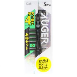 KAI - AUGER Holder & 4 Blades, 1 Set, 105 g, 4901331006531