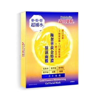Dr. Morita - Gold Essence Moisturizing Gel Facial Mask, 4 pcs, 180 g, 4718009816565