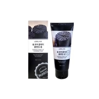 LEBELAGE - Charcoal Pore Clay Cleansing Foam, 180ml, 220 g, 8809679092604