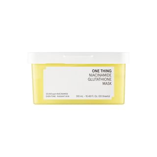 ONE THING - Niacinamide Glutathione Mask Jumbo, 30 sheets, 485 g, 8809704191425
