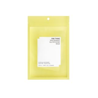 ONE THING - Niacinamide Glutathione Mask, 7 sheets, 148 g, 8809704191418