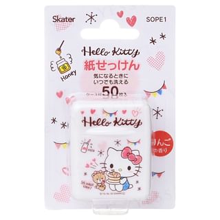 Skater - Sanrio Hello Kitty Apple Paper Soap, 50 pcs, 70 g, 4973307531330