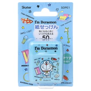 Skater - I’m Doraemon Aqua Paper Soap, 50 pcs, 70 g, 4973307531385
