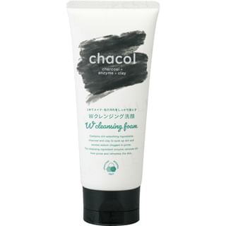KUMANO COSME - Chacol Charcoal Enzyme Clay W Cleansing Foam, 130g, 150 g, 4513574042353