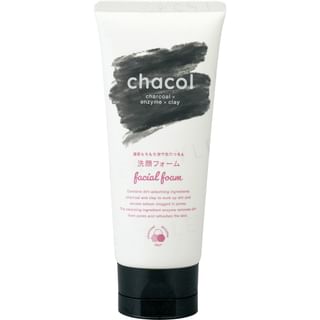 KUMANO COSME - Chacol Charcoal Enzyme Clay Facial Foam, 130g, 150 g, 4513574042346