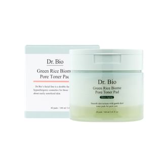 Dr. Bio - Green Rice Biome Pore Toner Pad, 60 pads, 400 g, 8809975192558