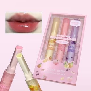 Gege Bear - Set of 3: Fruit Moisturzing Lip Balm, #Set of 3 - 2g x 3, 62 g, 6942344600208