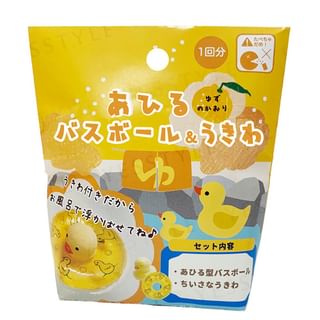 HONYARADOH - Hot Spring Duck Bath Ball, 55g, 70 g, 4991936259234