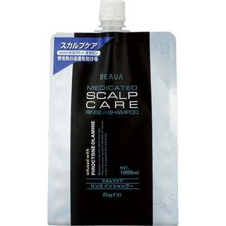 KUMANO COSME - Beaua Medicated Scalp Care Rinse In Shampoo, 1000ml Refill, 1026 g, 4513574015074