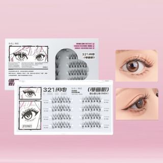 BLJ - Lightning Series Manga Eyelashes - MH04, #MH04 Sweetheart Baby Bend, 62 g, 6975912613850